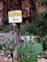 Sign to Supai
